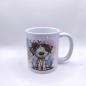 Preview: Tasse Hunde mit Blumen