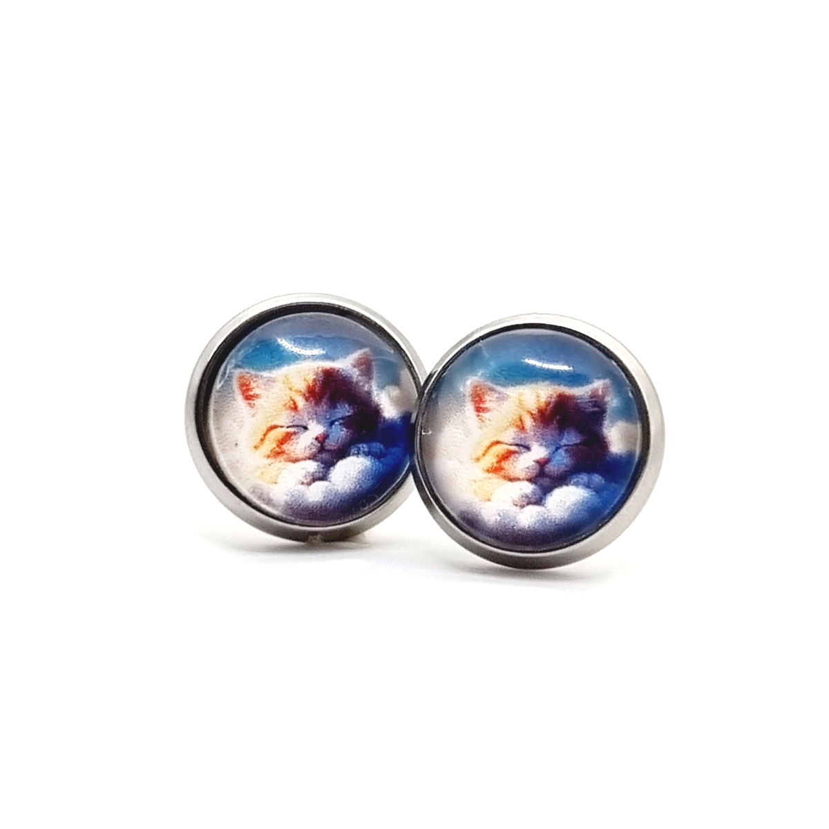 Wolken Kätzchen Cabochon 10mm