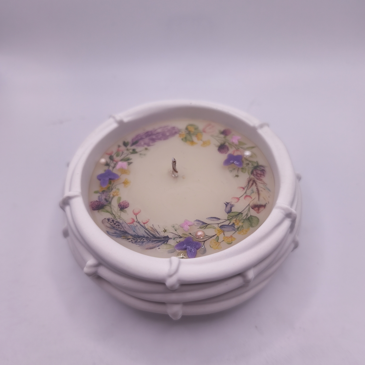 Sojawachskerze Frühlingsnest Blumenduft