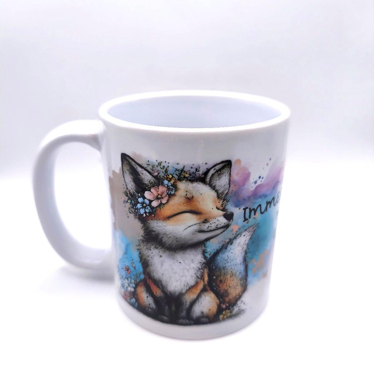 Tasse mit 2 Füchse immer zweimal mehr wie du