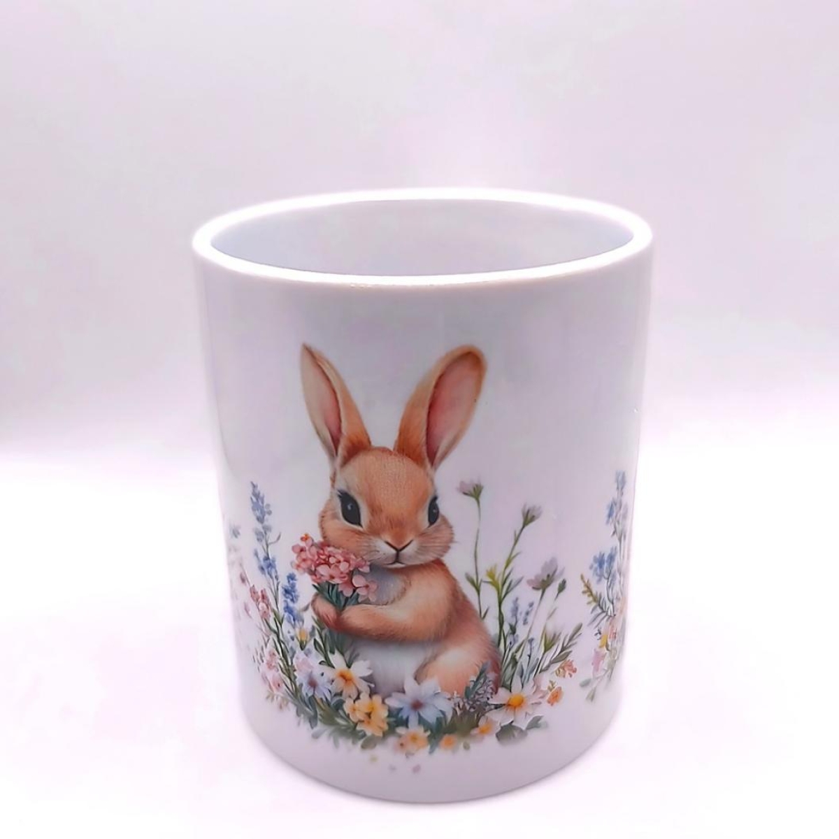 Preview: Tasse Kaninchen braun Frühling