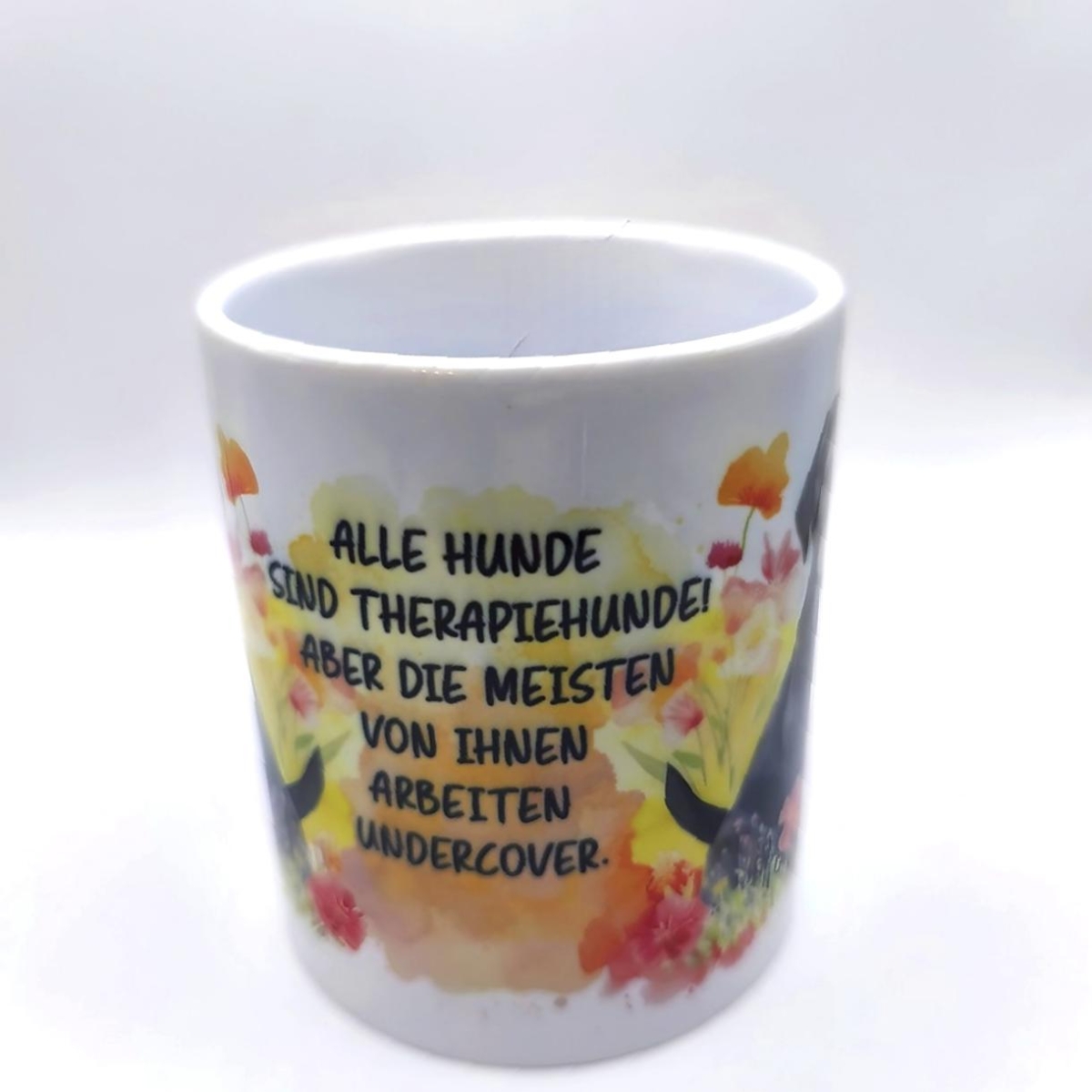 Preview: Schwarzer Hund Labrador Tasse