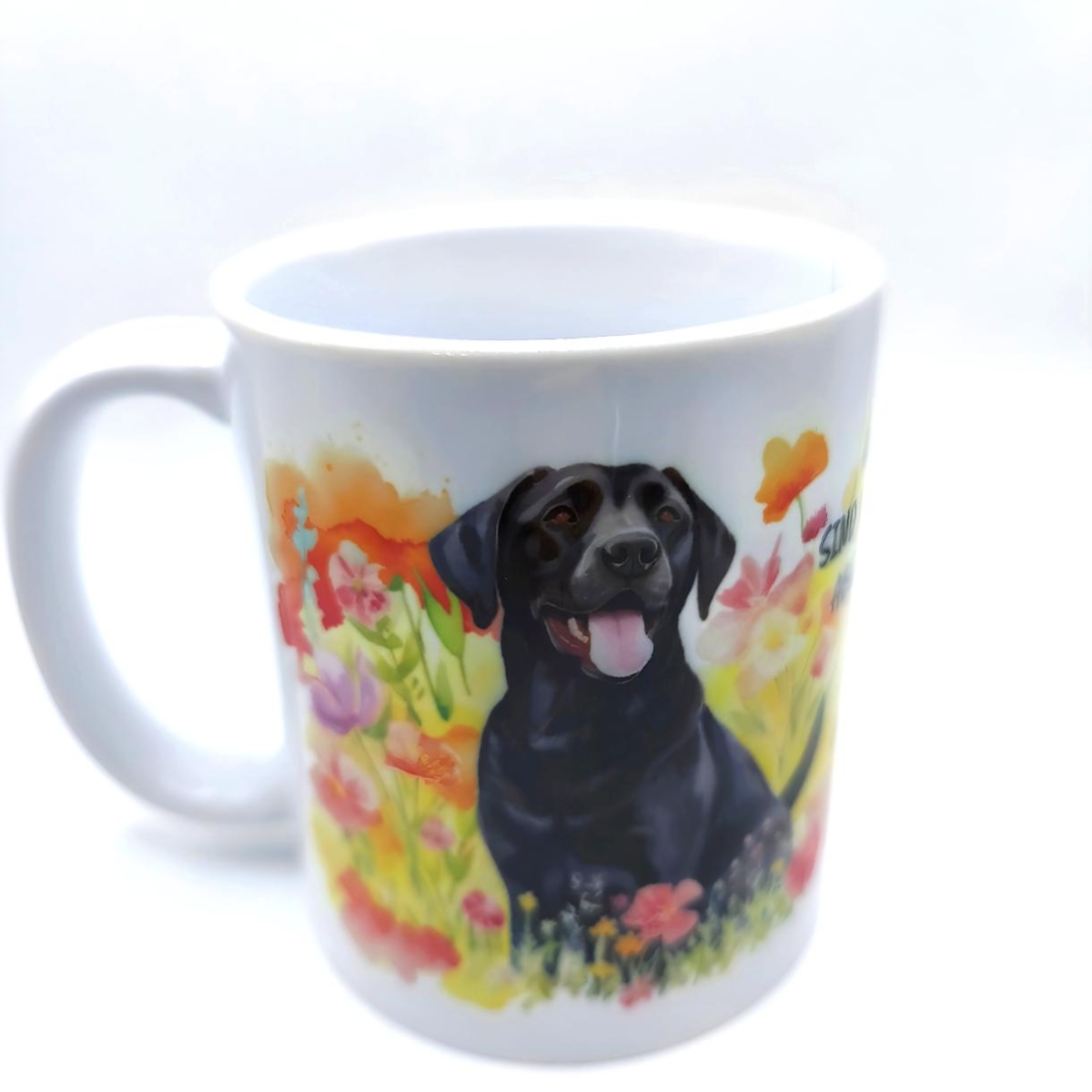 Preview: Schwarzer Hund Labrador Tasse