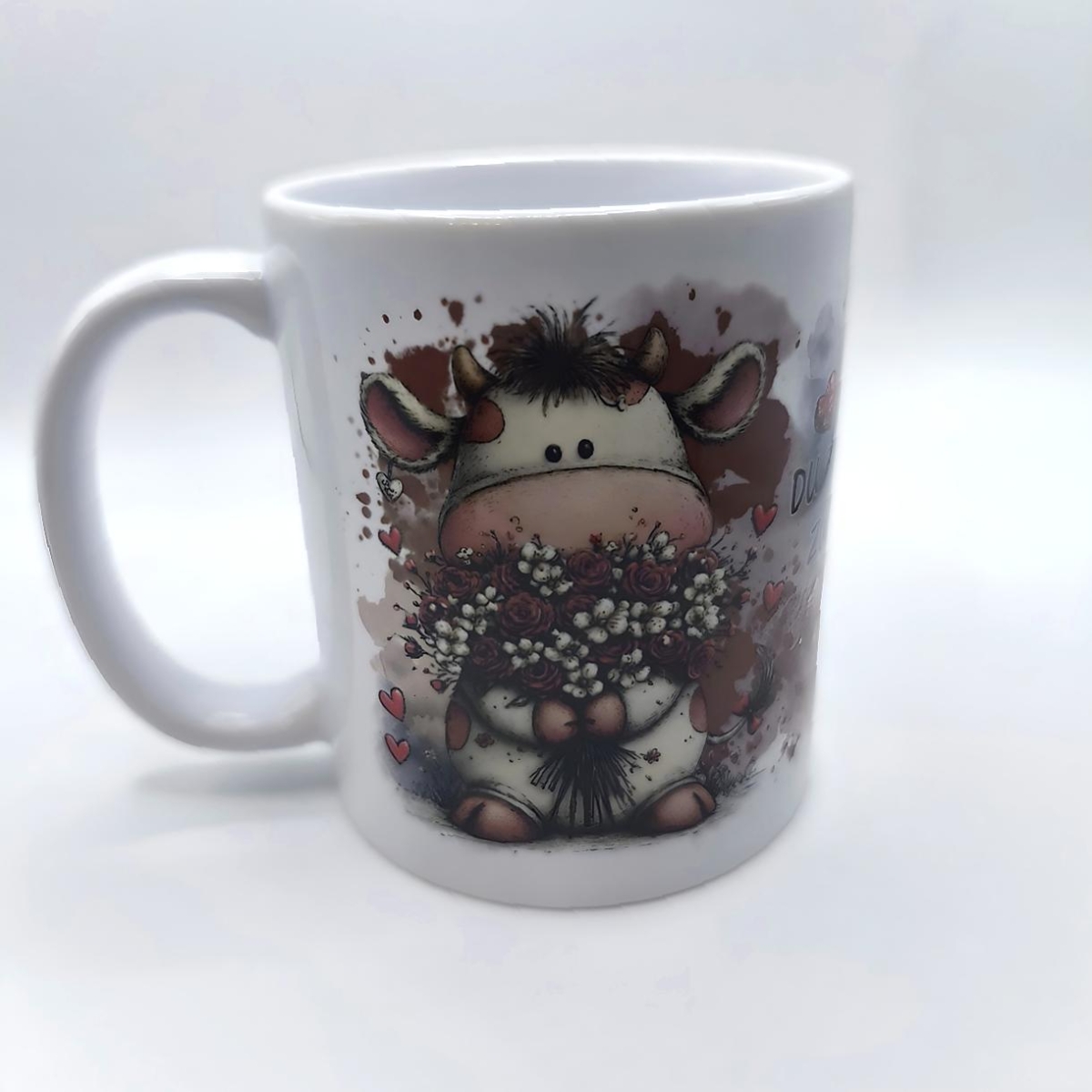 Kuh Tasse mit süßen Kühen