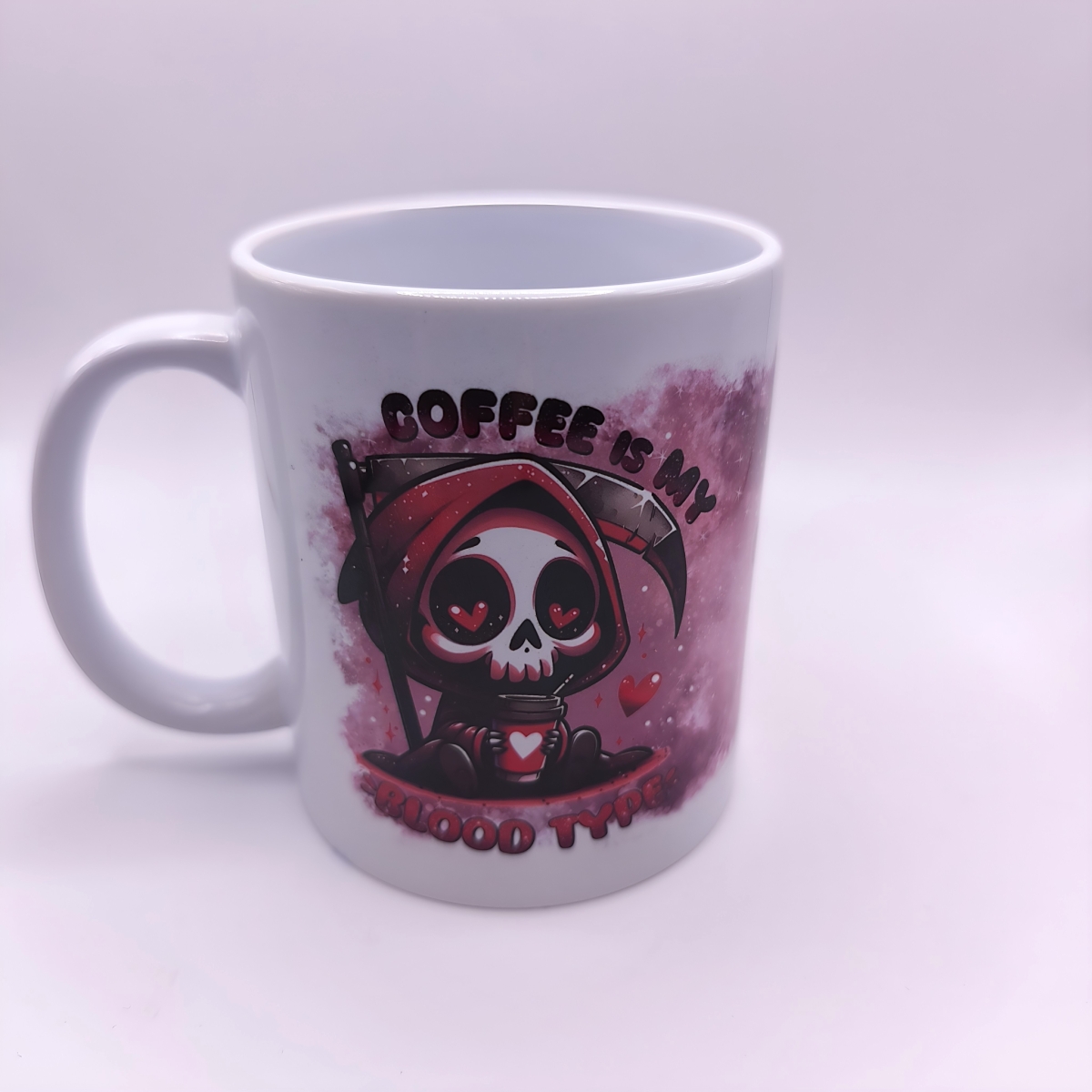 Tasse Reaper Coffee is my blood Type