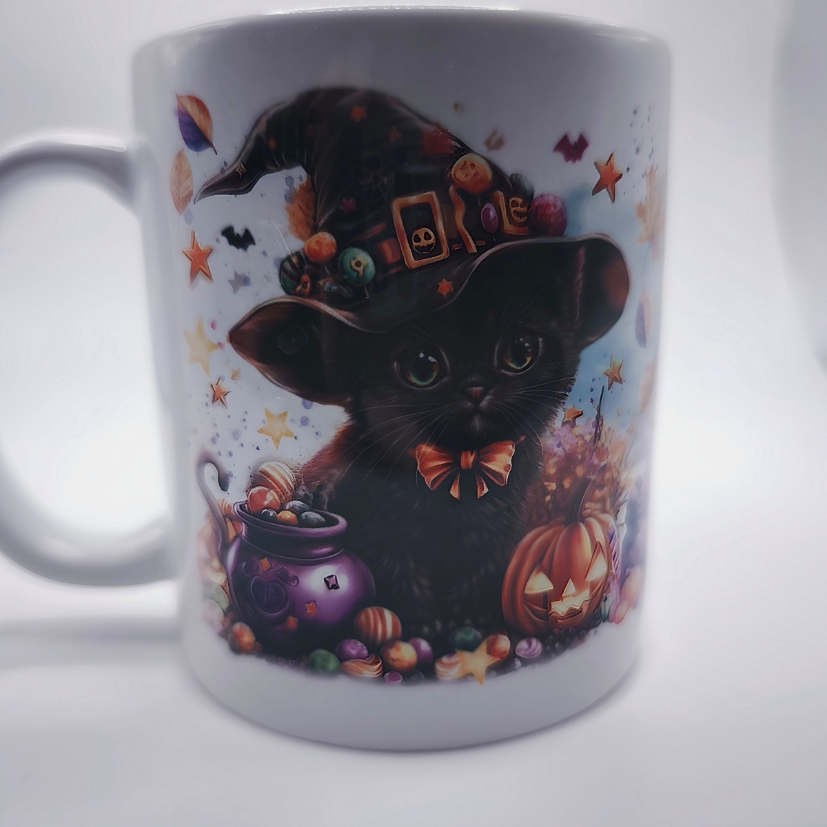 Halloween Katzen Tasse