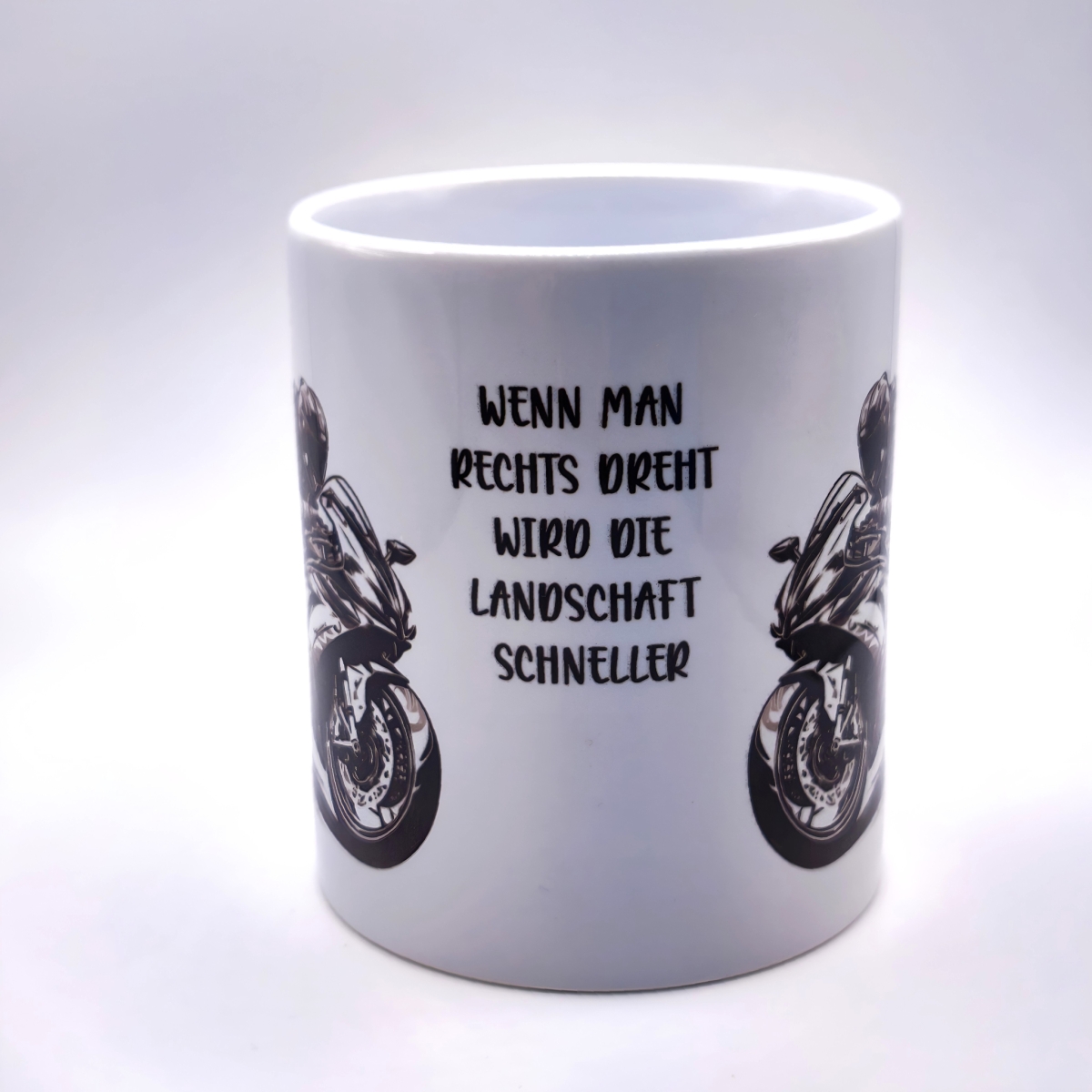 Motorrad Tasse
