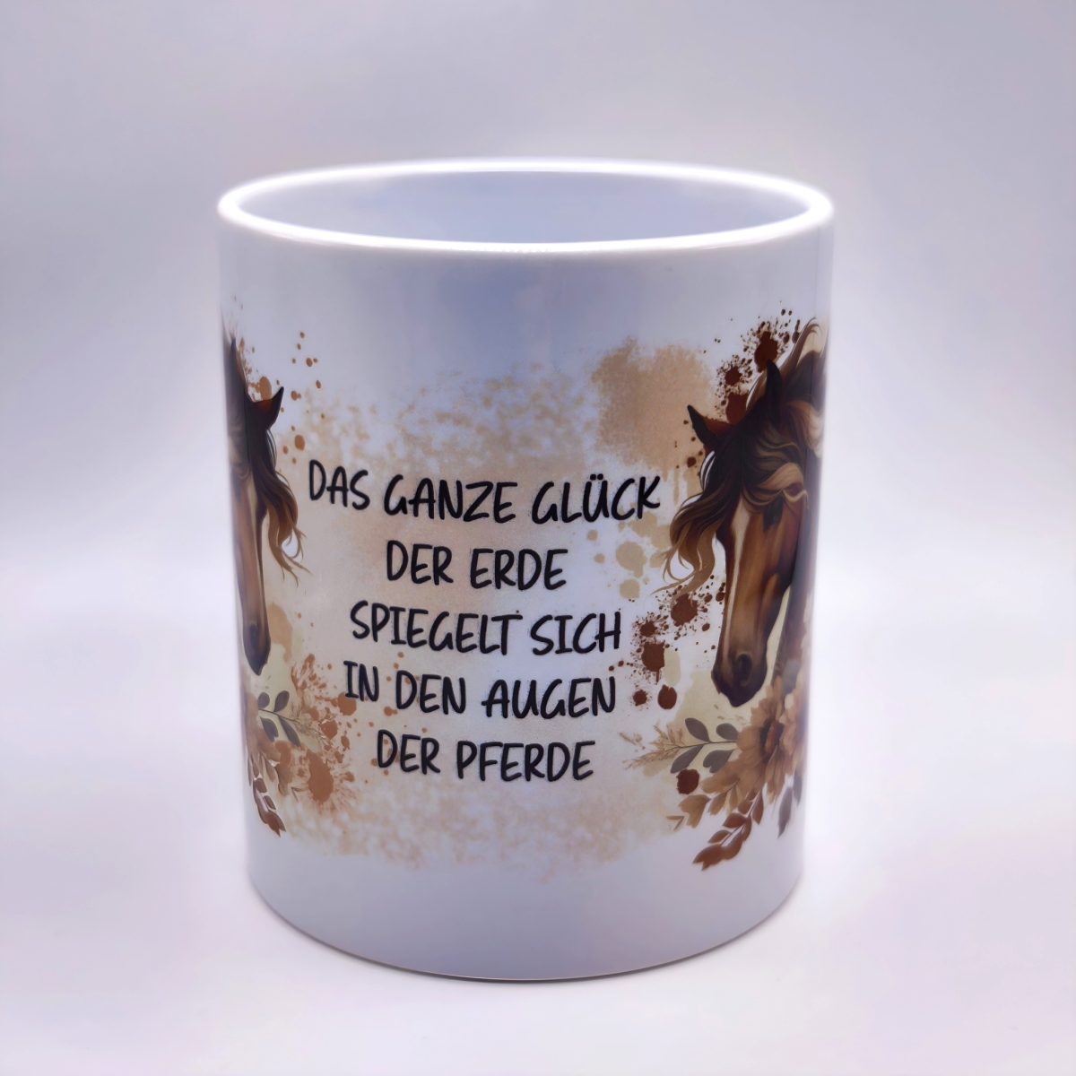 Pferde Tasse Glück der Erde