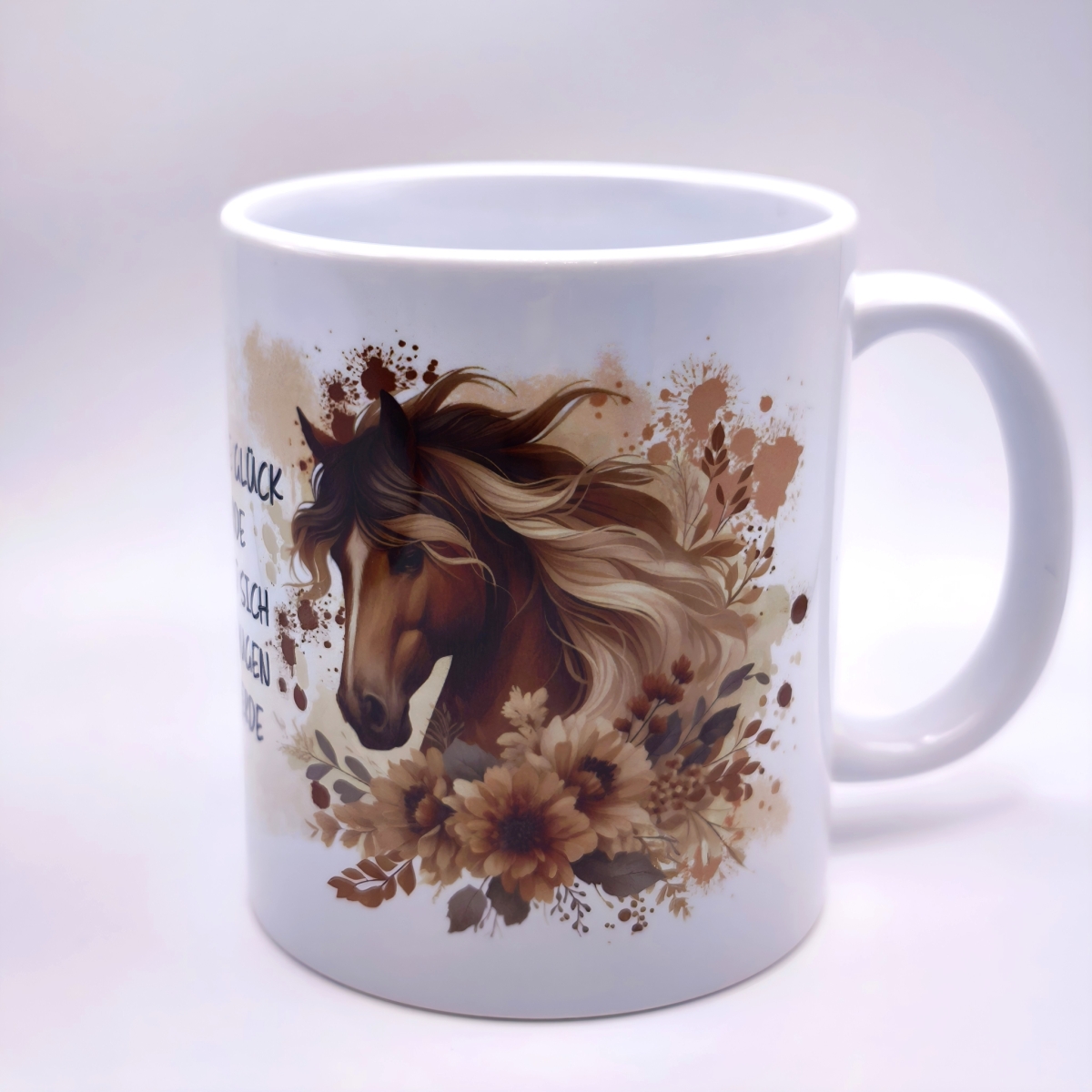 Pferde Tasse Glück der Erde