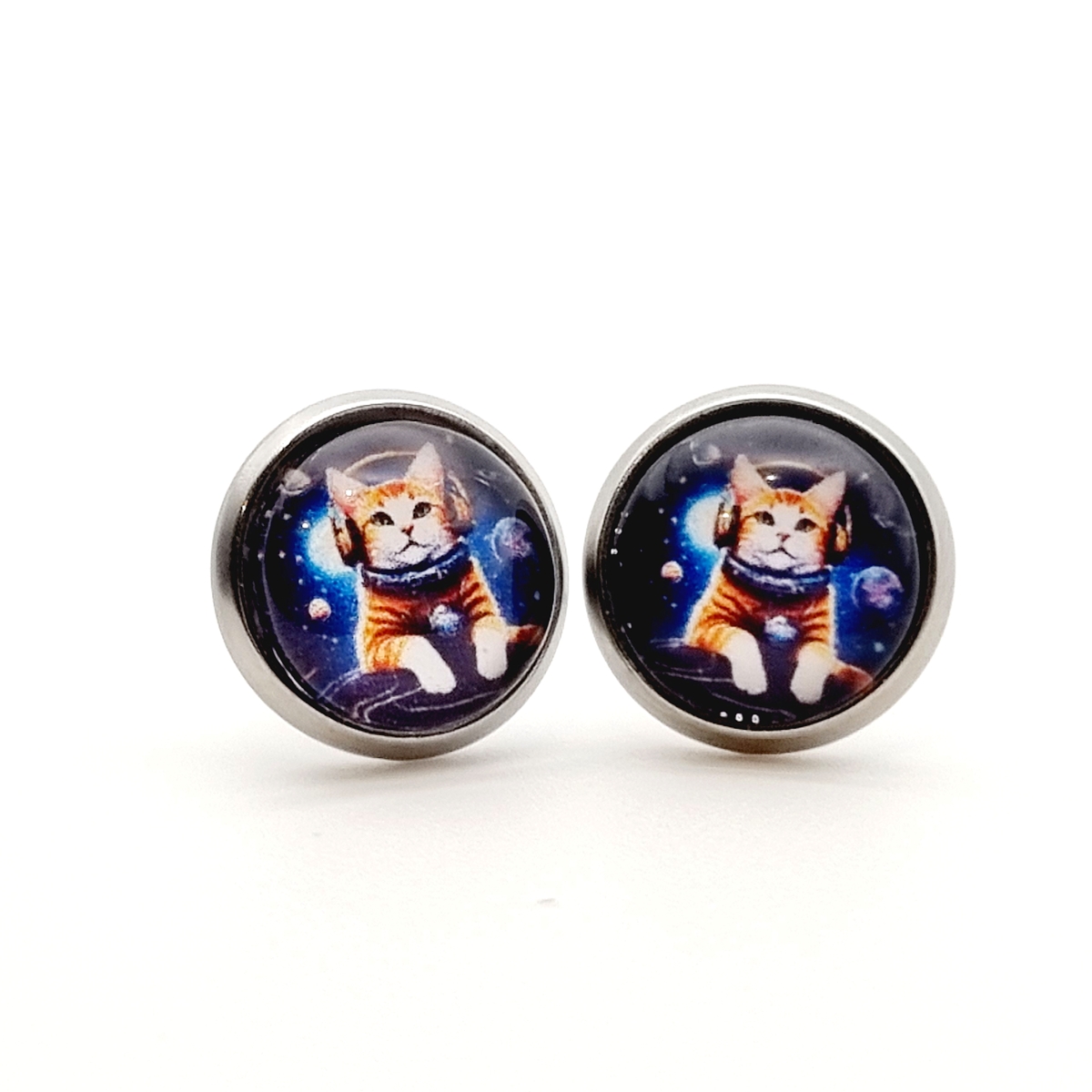 Weltraumkatze Cabochons 10mm