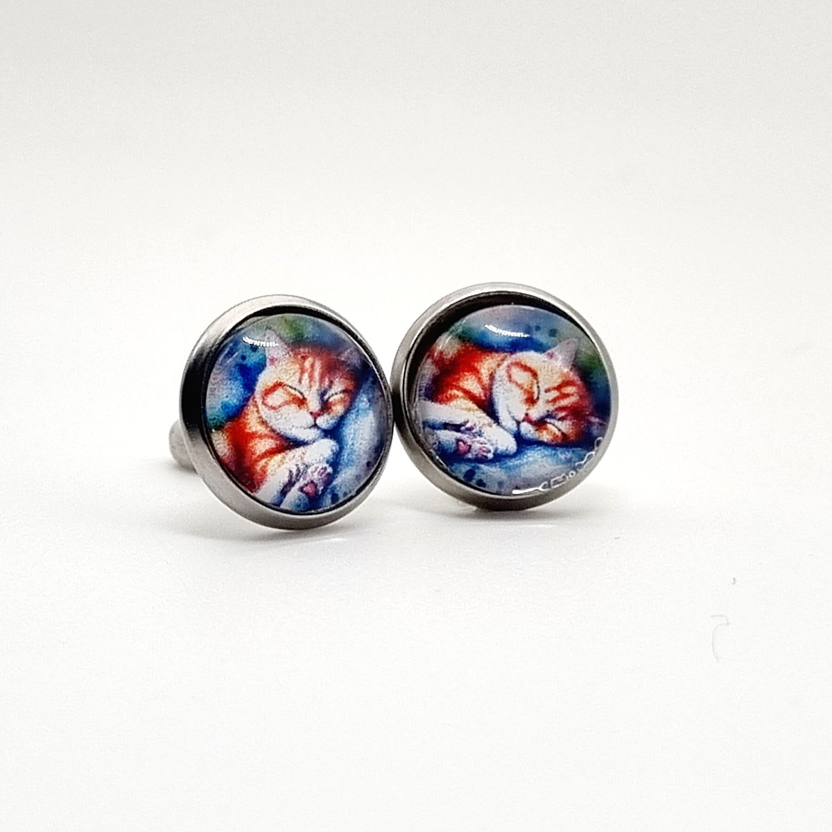 Kissenkuschel Kätzchen Cabochon 10mm