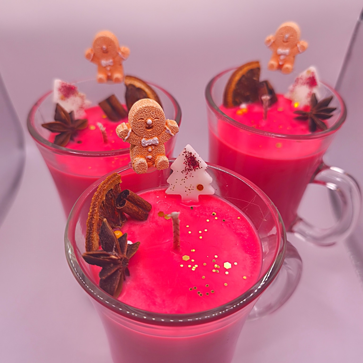 Glühweinglas-Kerze im Weihnachtsdesign – Limited Edition