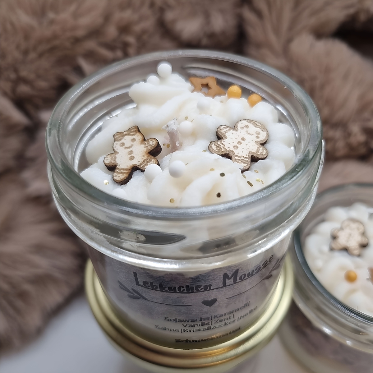 Lebkuchen Mousse Sojawachskerze