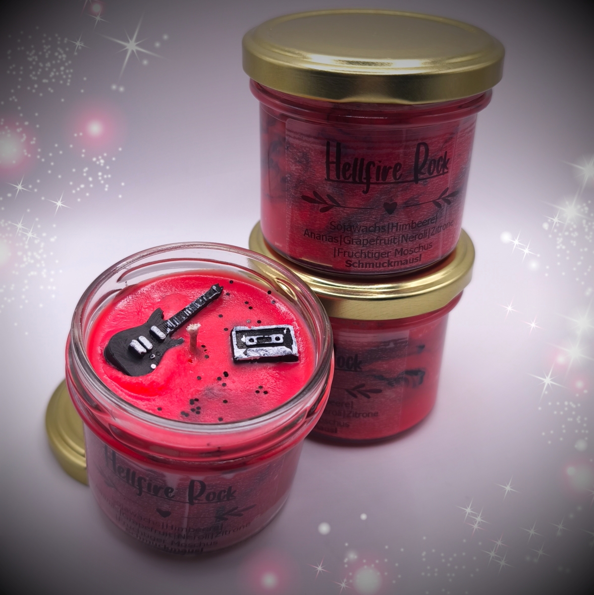 Hellfire Rock Sojawachskerze