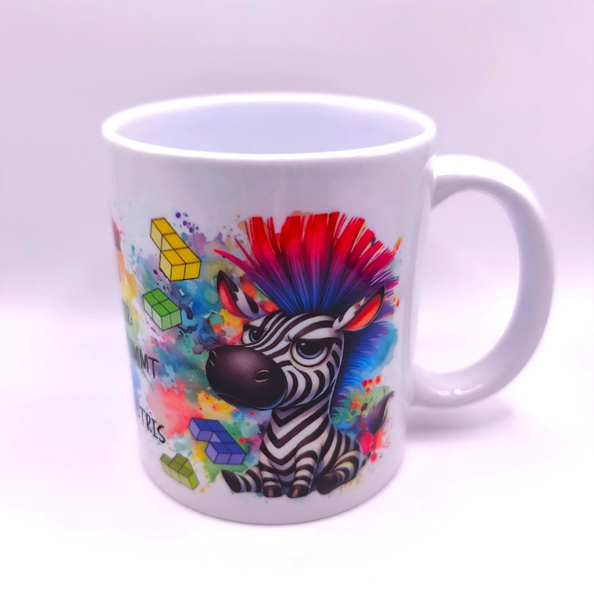 Tasse Tetris und Zebra