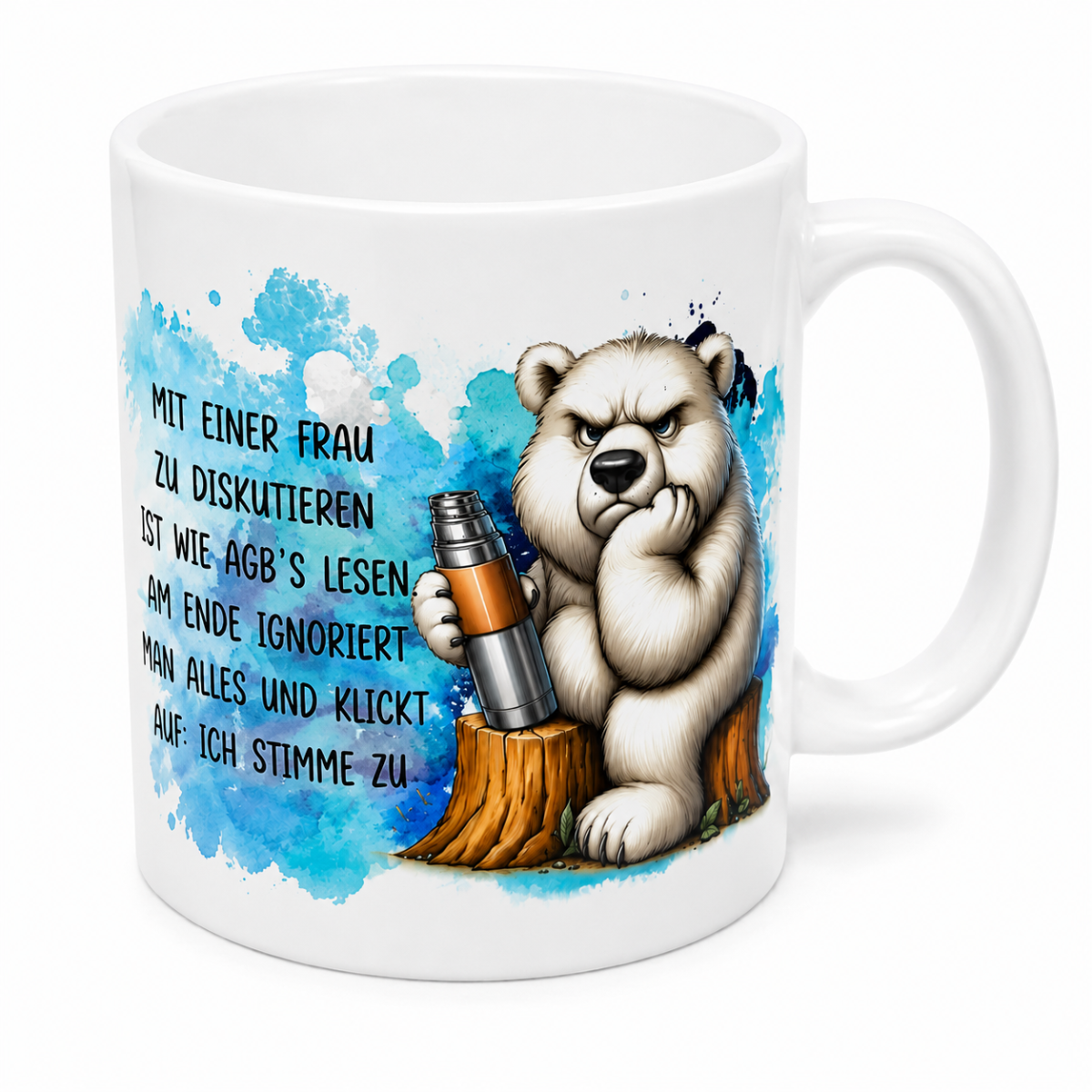 Tasse Bär grimmig
