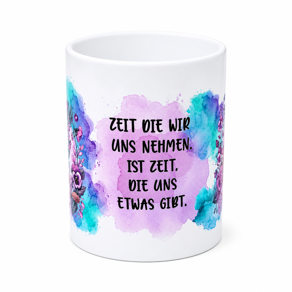 Tasse Eulen in lila