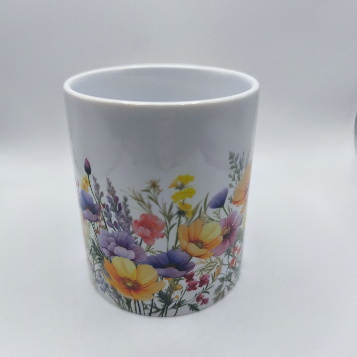 Aquarell Tasse Blumenwiese 1