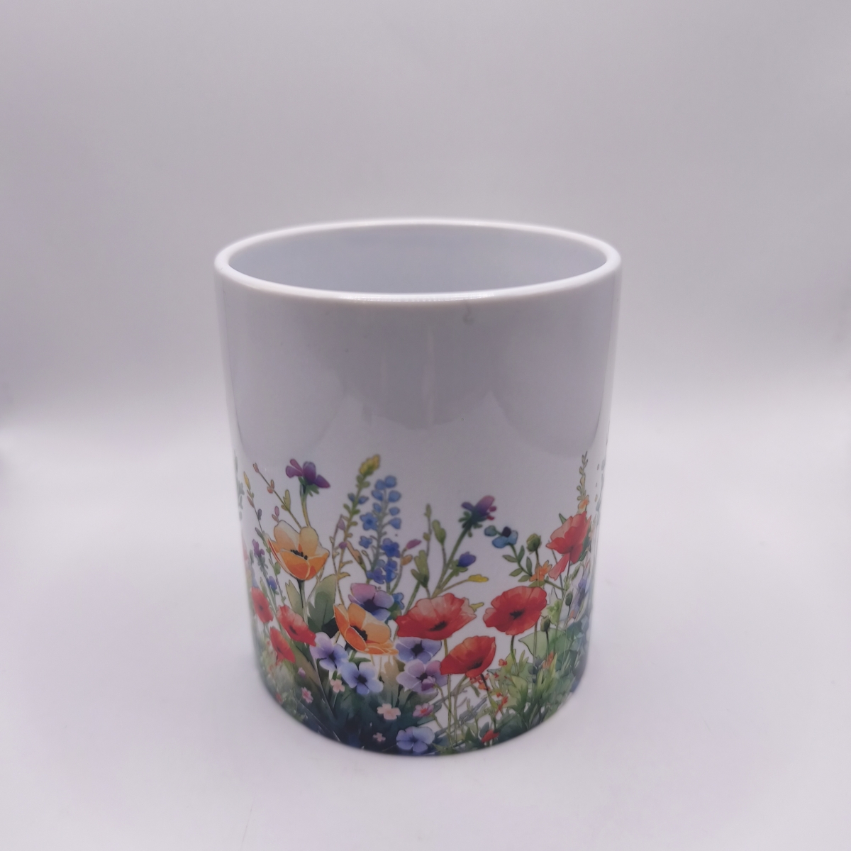 Blumenwiese 2 Aquarell Tasse