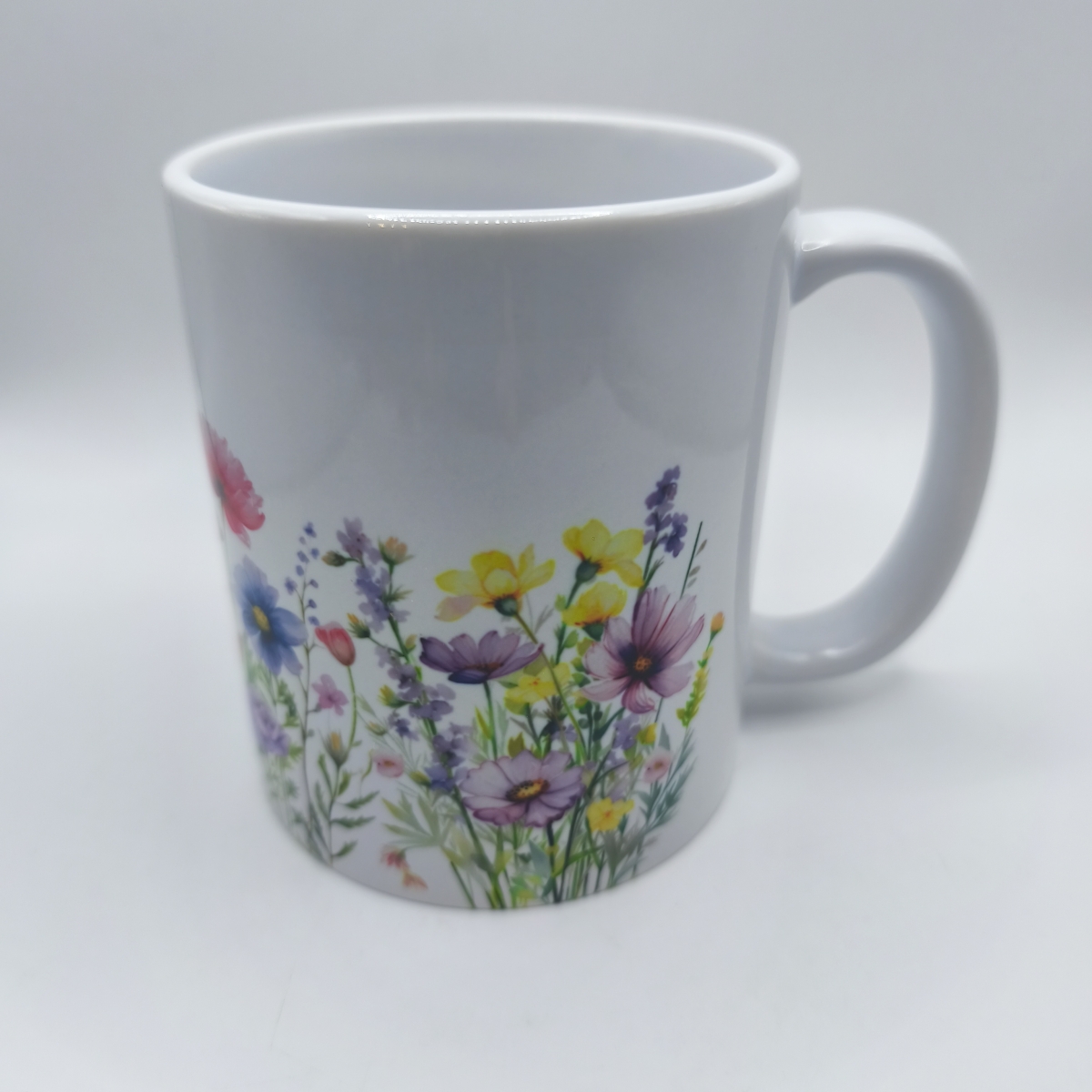 Blumenwiese 3 Aquarell Tasse