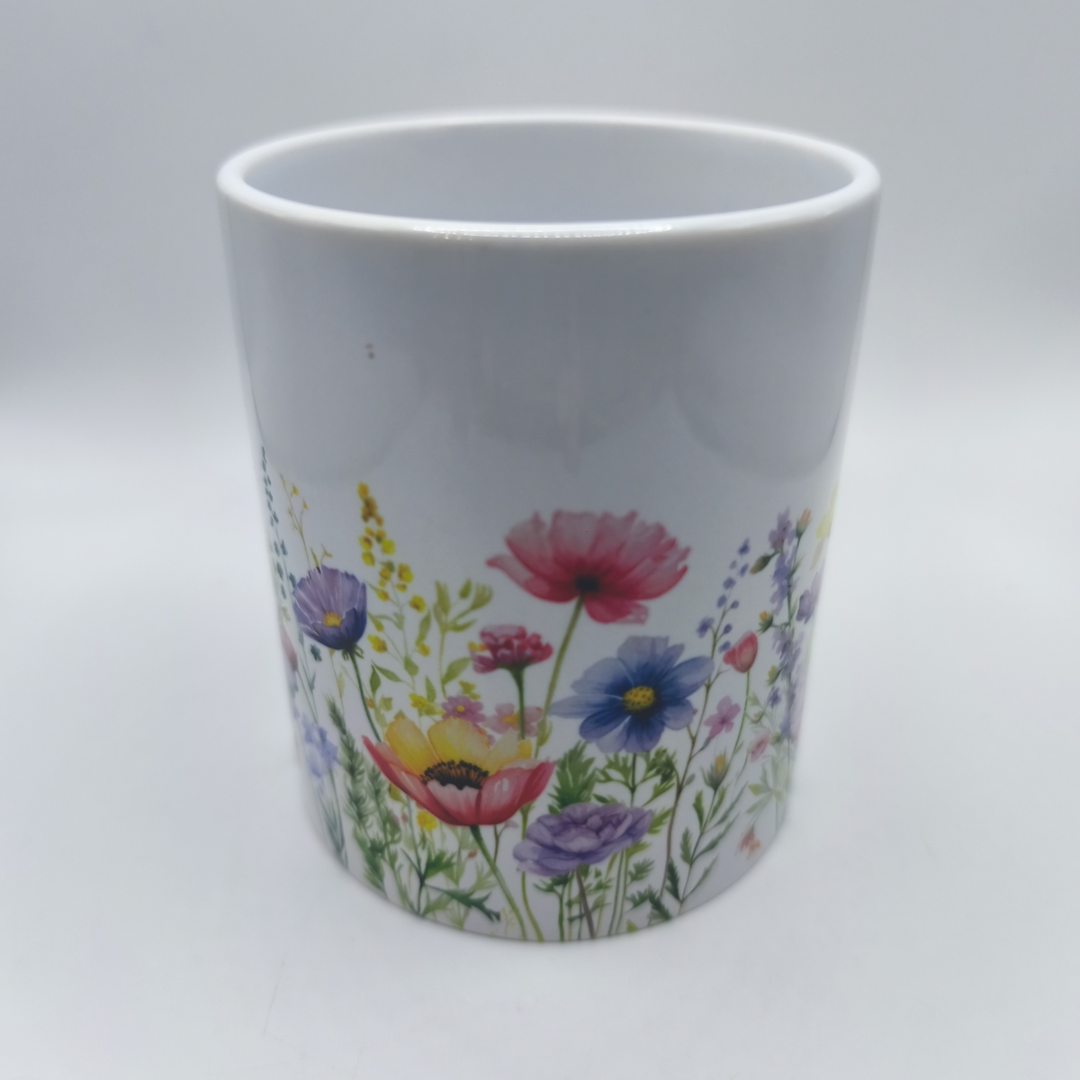 Blumenwiese 3 Aquarell Tasse