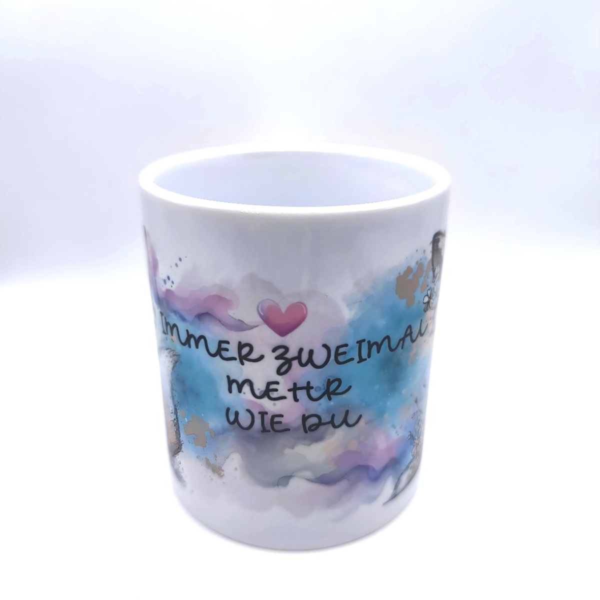 Tasse mit 2 Füchse immer zweimal mehr wie du