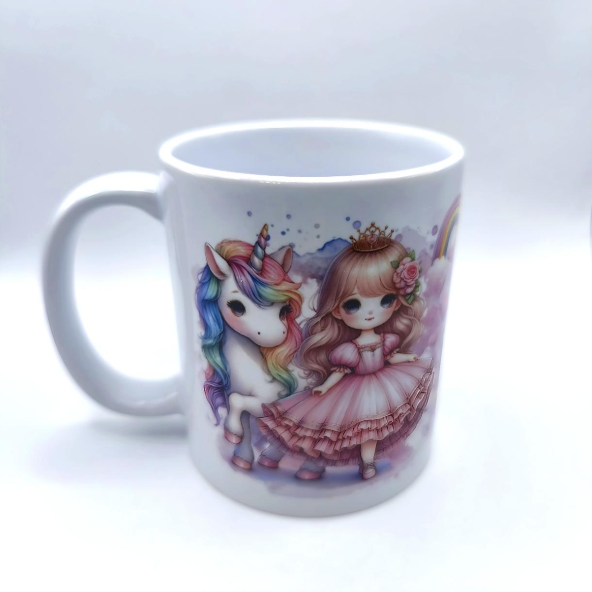 Tasse mit Prinzessinnen und Einhorn