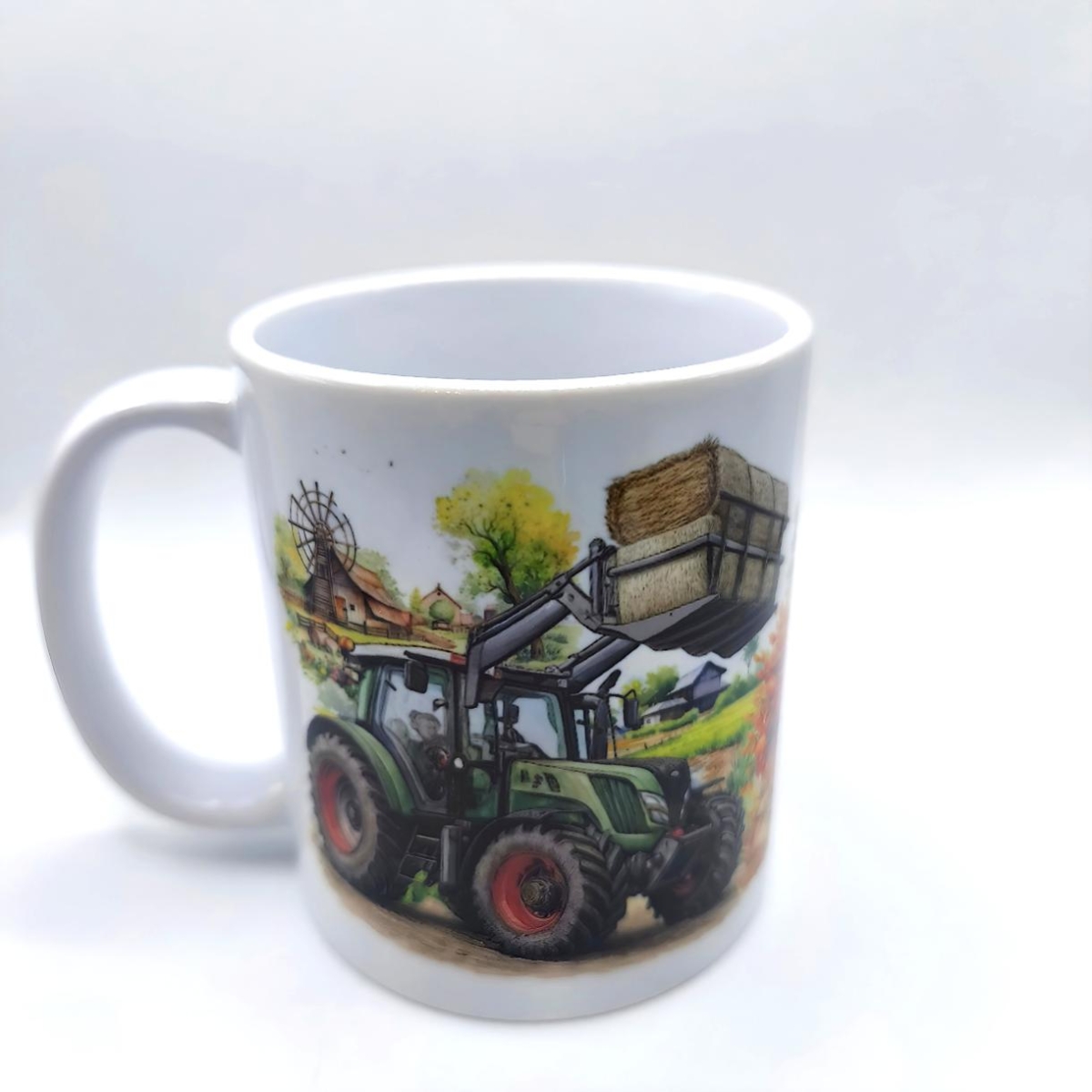 Tasse Traktoren grün