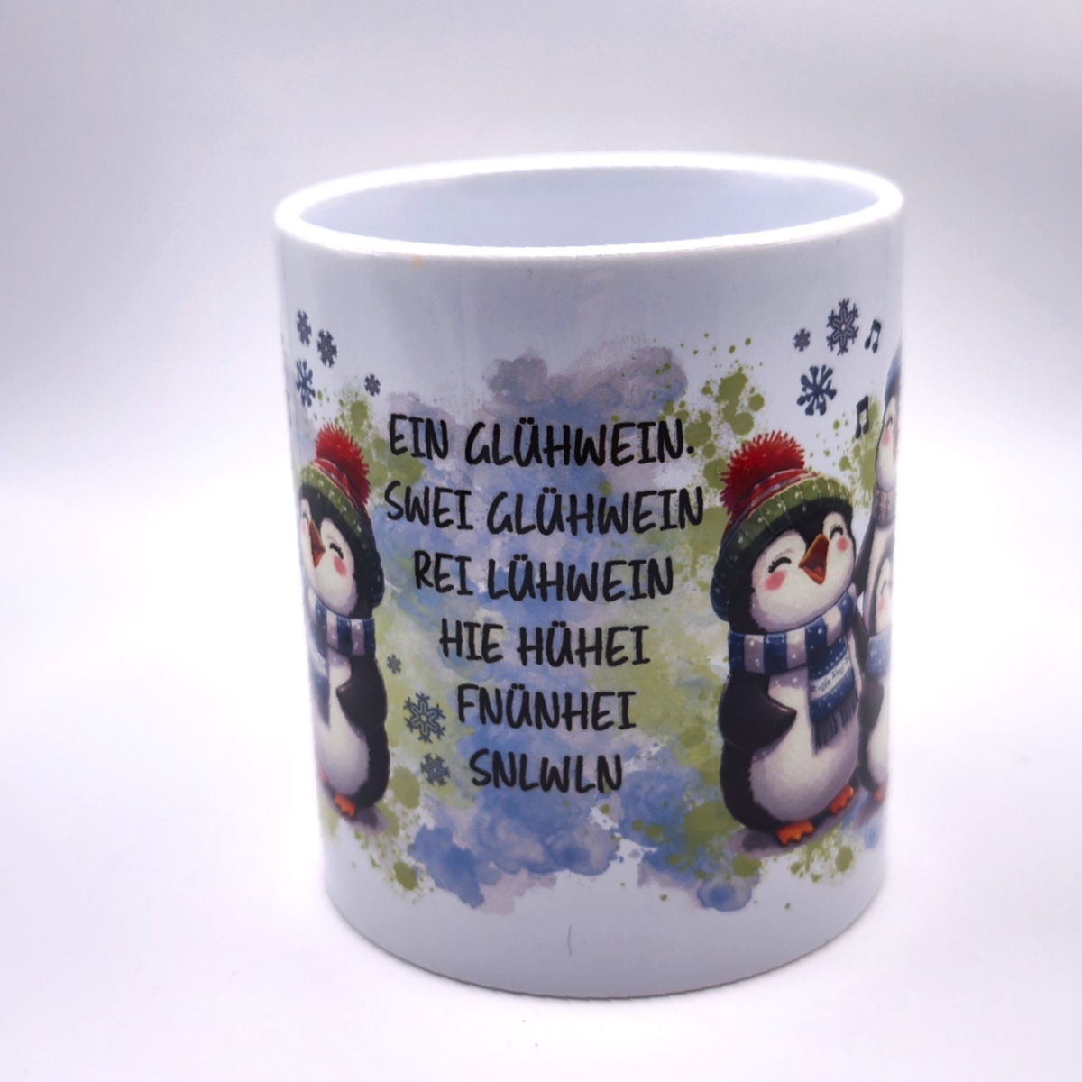 Weihnachts Tasse mit zunehmender Verwirrung