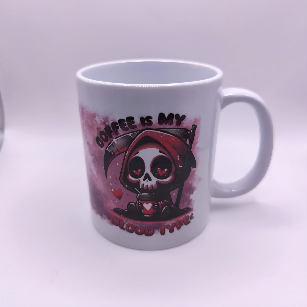Tasse Reaper Coffee is my blood Type
