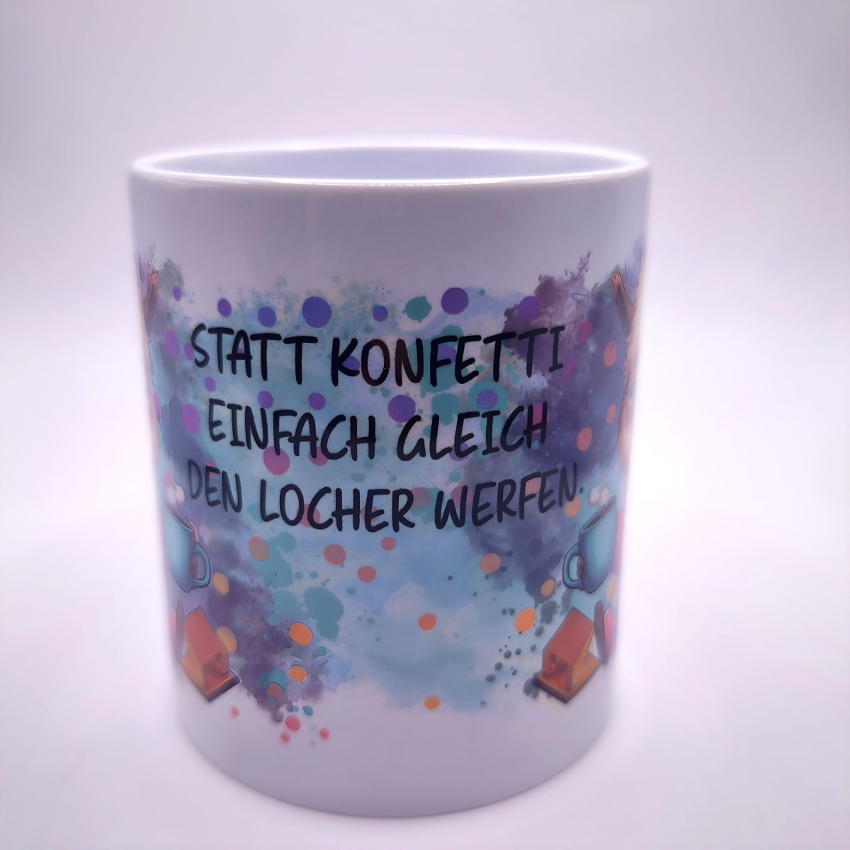 Tasse Lama im Pyjama