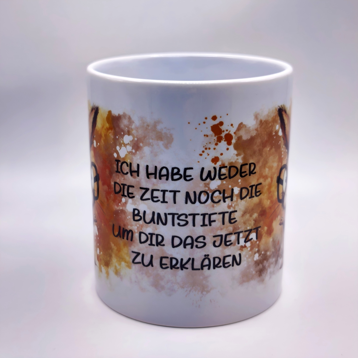 Hase mit Brille Tasse