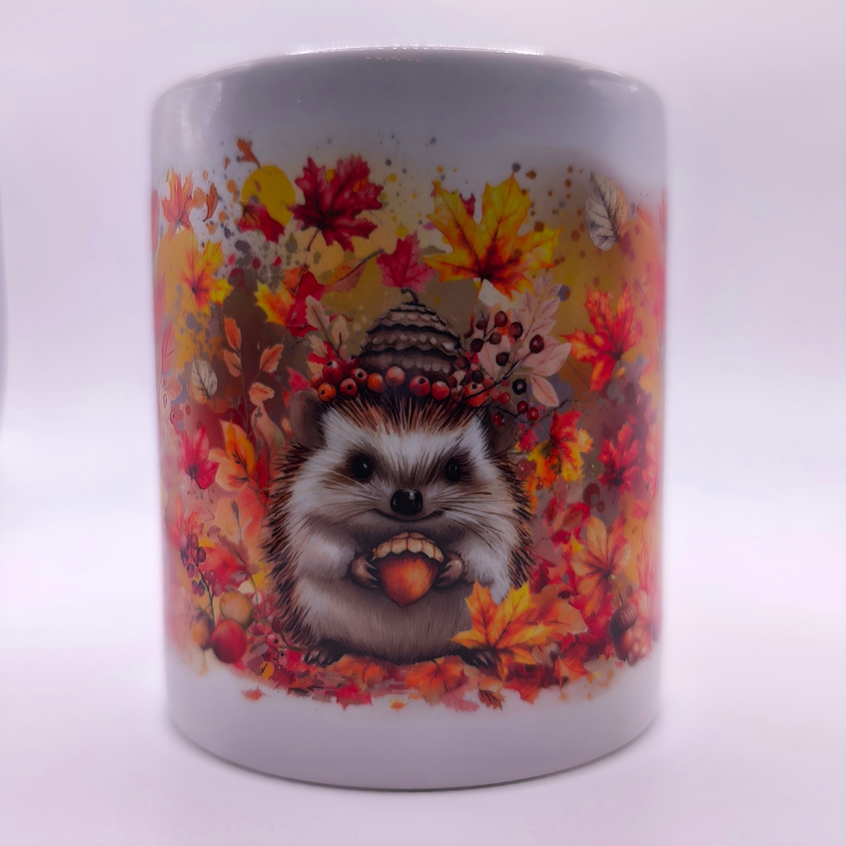 Herbst Tasse Igelchen