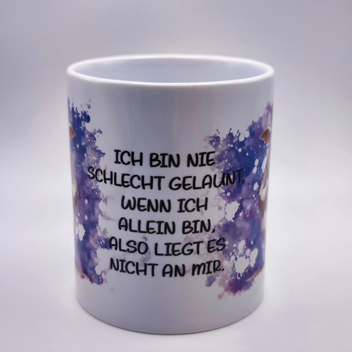 Tasse Kuh stehend