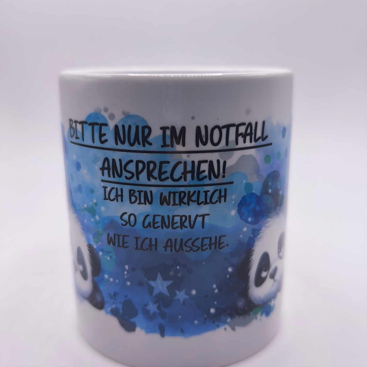Tasse Pandabären Aquarell